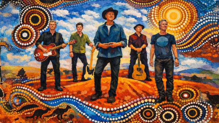 Aboriginal art meets Midnight Oil