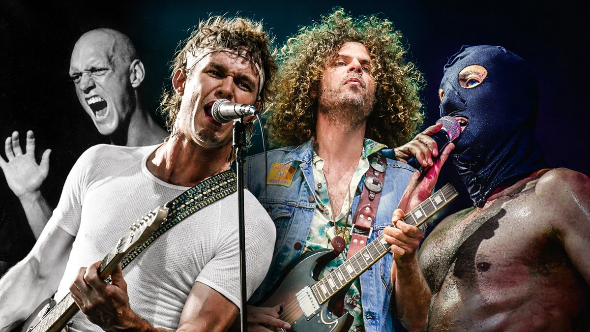 Australian rock legends in vibrant performance