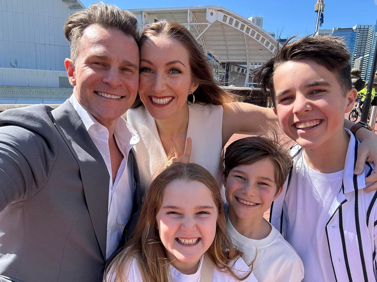David Campbell and family, 29 August 2024