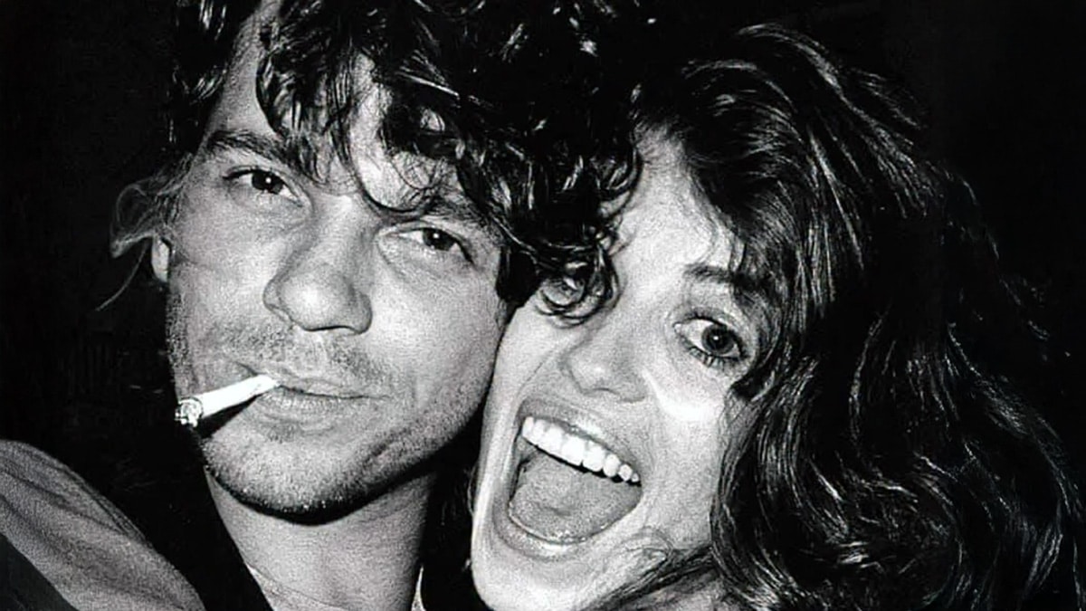 Michael Hutchence with Michele Bennett
